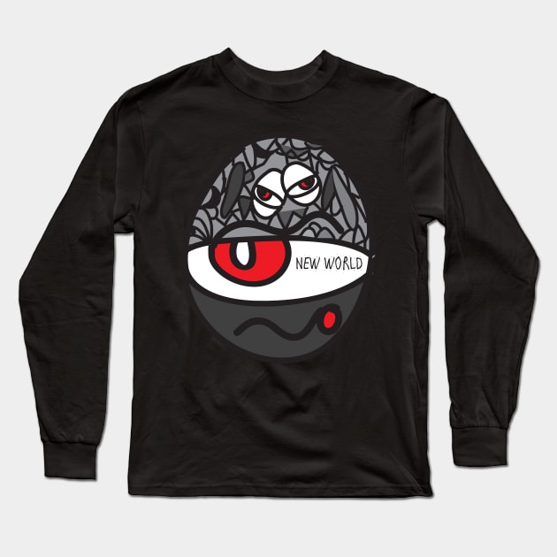 new world Long Sleeve T-Shirt by OmCantengan